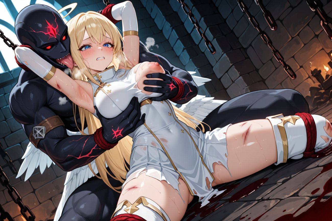 ●敗北●触手●巨乳天使●セイクリッド・バースト サンプル画像10