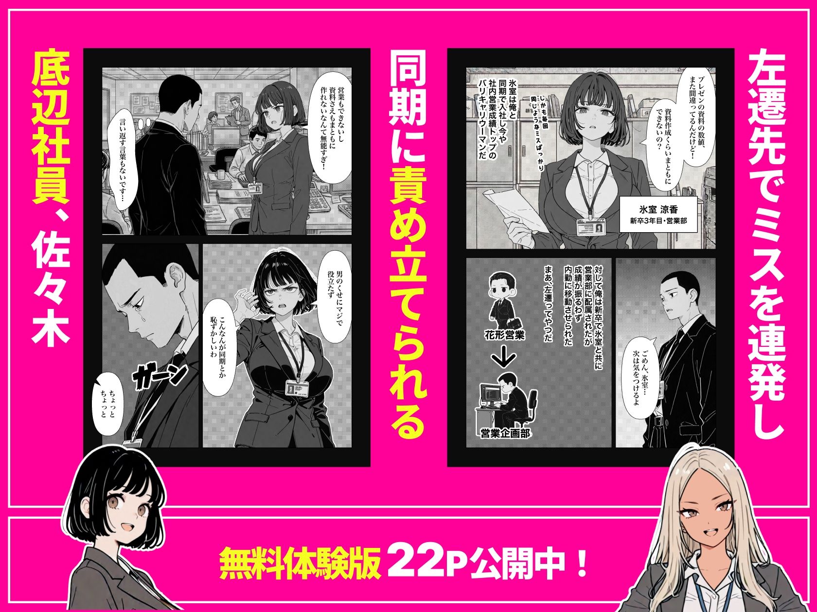 ◯◯しないと出れない部屋でパワハラ同期とアルハラ上司を性奴●にした物語 サンプル画像2
