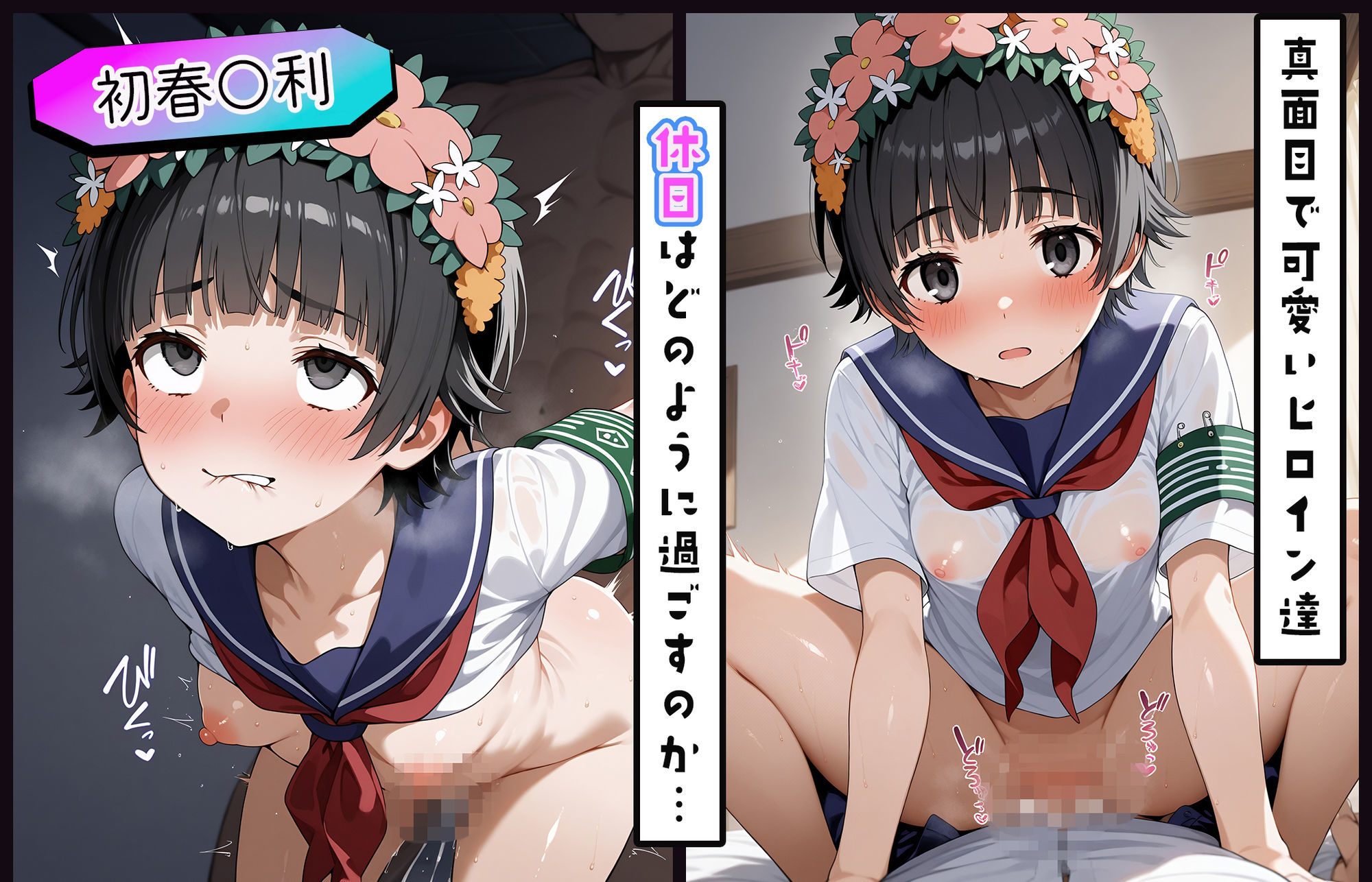 〈セリフ付き〉ヒロイン彼女の性活日記  とある科学の超電〇砲2編 サンプル画像2