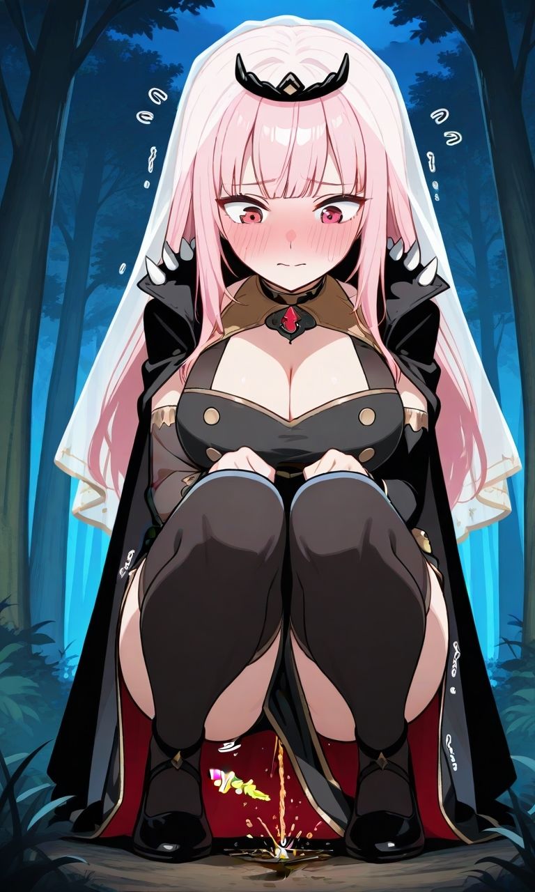 「く…化け物との忌み子なんていやぁ！！」Vtuber森カ◯オペがモンスター討伐で返り討ちにあって無理矢理異種姦されて妊娠させられちゃう話 サンプル画像2