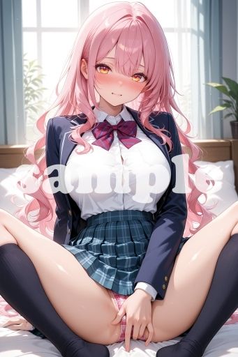 「ねえ…集中できない」制服彼女とお家えっち【CG130枚＋動画2分18秒】 サンプル画像2