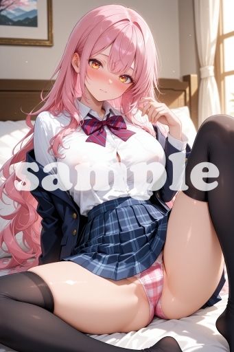 「ねえ…集中できない」制服彼女とお家えっち【CG130枚＋動画2分18秒】 サンプル画像7