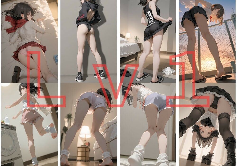 「ひかがみ」って知ってますか？ 膝裏から極尻へ至る深淵 〜実写の肌質へと変貌する4段階のフェティッシュ記録〜 サンプル画像1