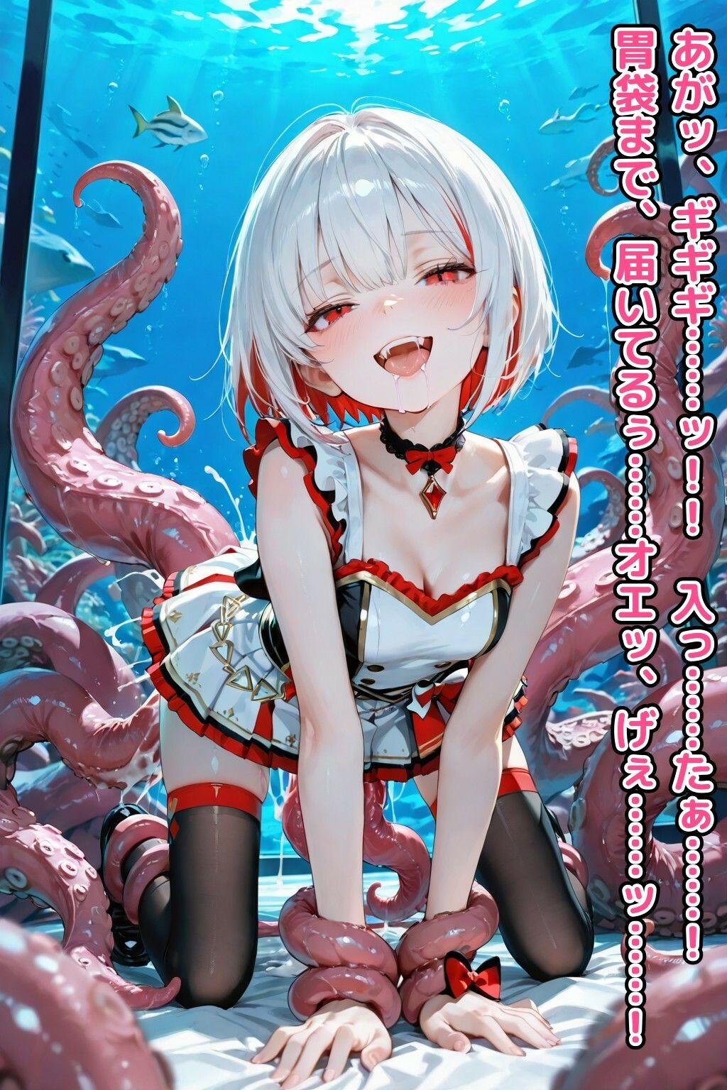 「もう許して…ッ！」吸血鬼アイドル・ポピーの尊厳破壊・限界アクメ実況【CDZ】【FANZA限定衣装:ゴシック/チャイナ/バニー】 サンプル画像1