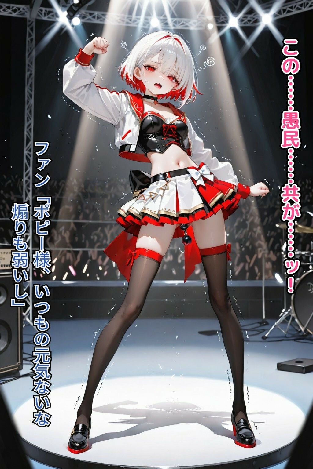 「もう許して…ッ！」吸血鬼アイドル・ポピーの尊厳破壊・限界アクメ実況【CDZ】【FANZA限定衣装:ゴシック/チャイナ/バニー】 サンプル画像9