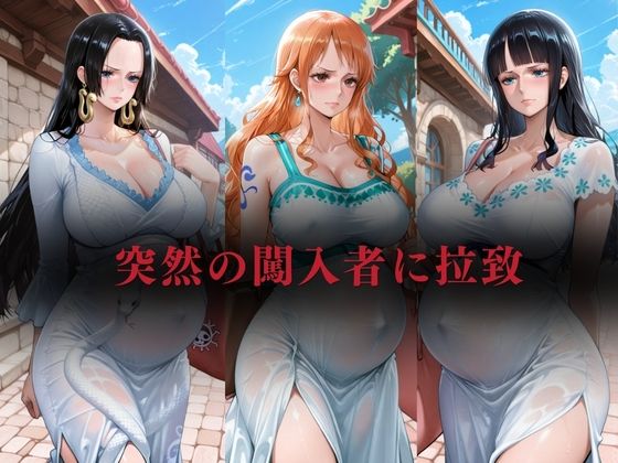 「妊娠中拉致→出産→子持ち風俗 」〜◯わらの一味美女3人同時堕ち〜 ナ◯・ロ◯ン・ハン◯ック サンプル画像1