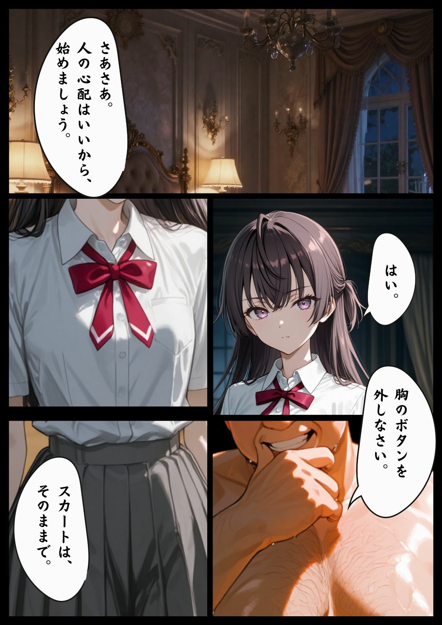 「漫画仕立て」ご令嬢の枕日記 サンプル画像6