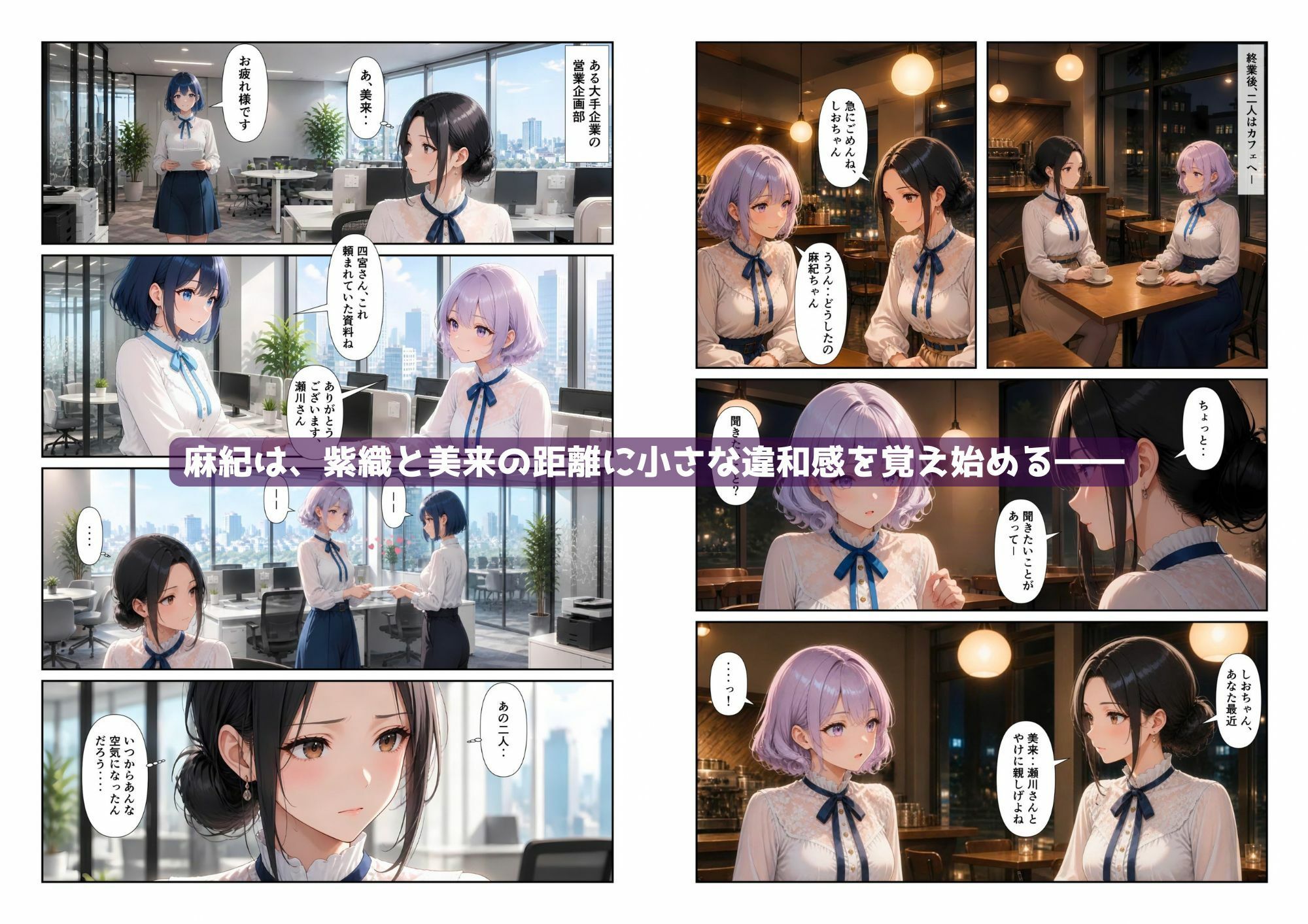 「百合・トライアングル3」〜三人が選んだ恋のかたち〜 サンプル画像1