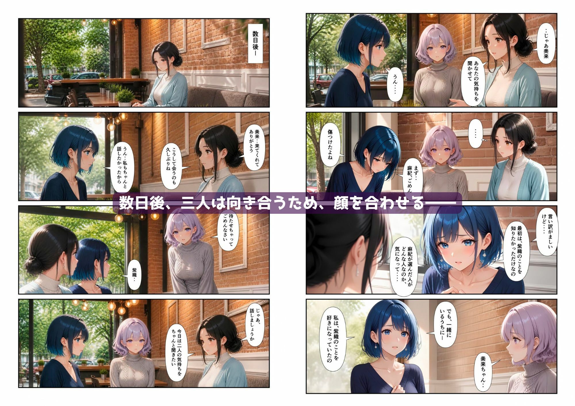 「百合・トライアングル3」〜三人が選んだ恋のかたち〜 サンプル画像3