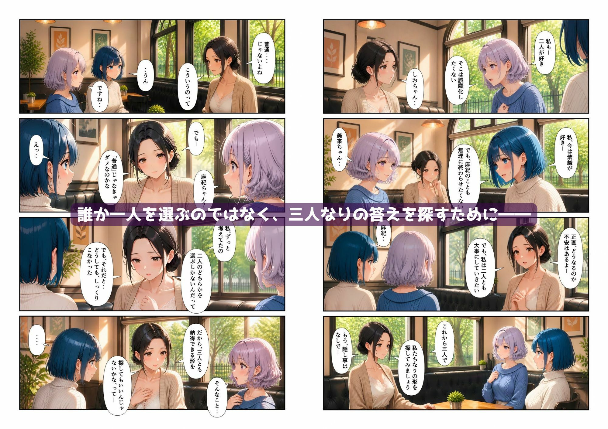 「百合・トライアングル3」〜三人が選んだ恋のかたち〜 サンプル画像6
