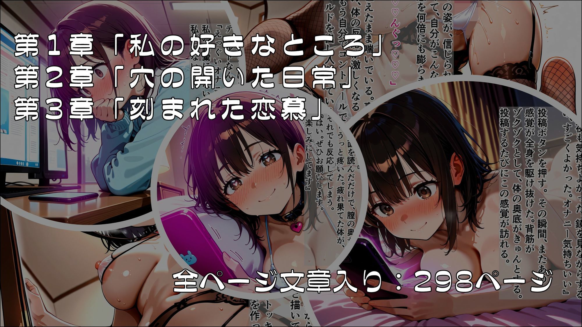 「私の好きなところ:笑顔、髪、そして――」SNS投稿が現実になるアプリで淫らに書き換えられた私_前編 サンプル画像4