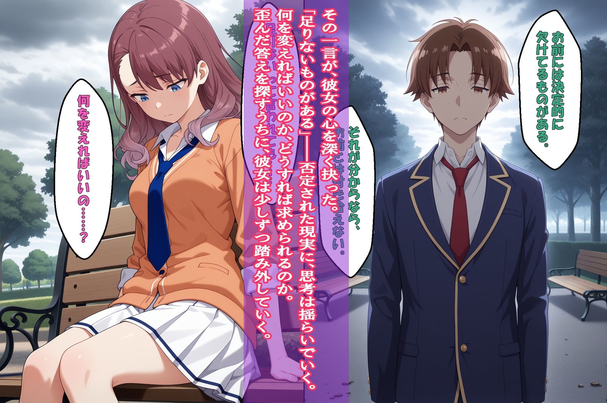 「追い詰められる優等生、崩壊寸前」（阪〇有〇）＆『彼に選ばれるための禁断指導』（佐藤〇耶）2冊セット、動画11本 サンプル画像6