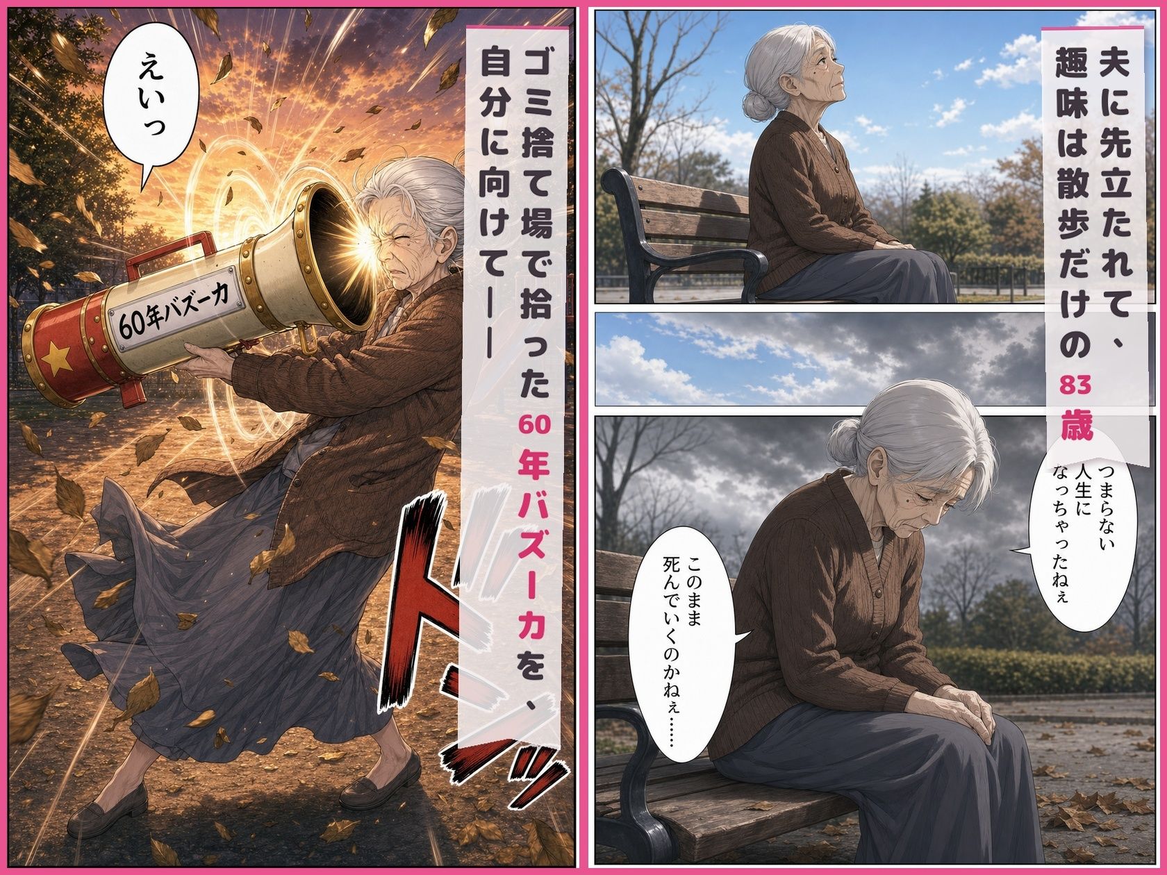 『60年バズーカ！〜83歳の元伝説キャバ嬢、若返って無双する〜』 サンプル画像1