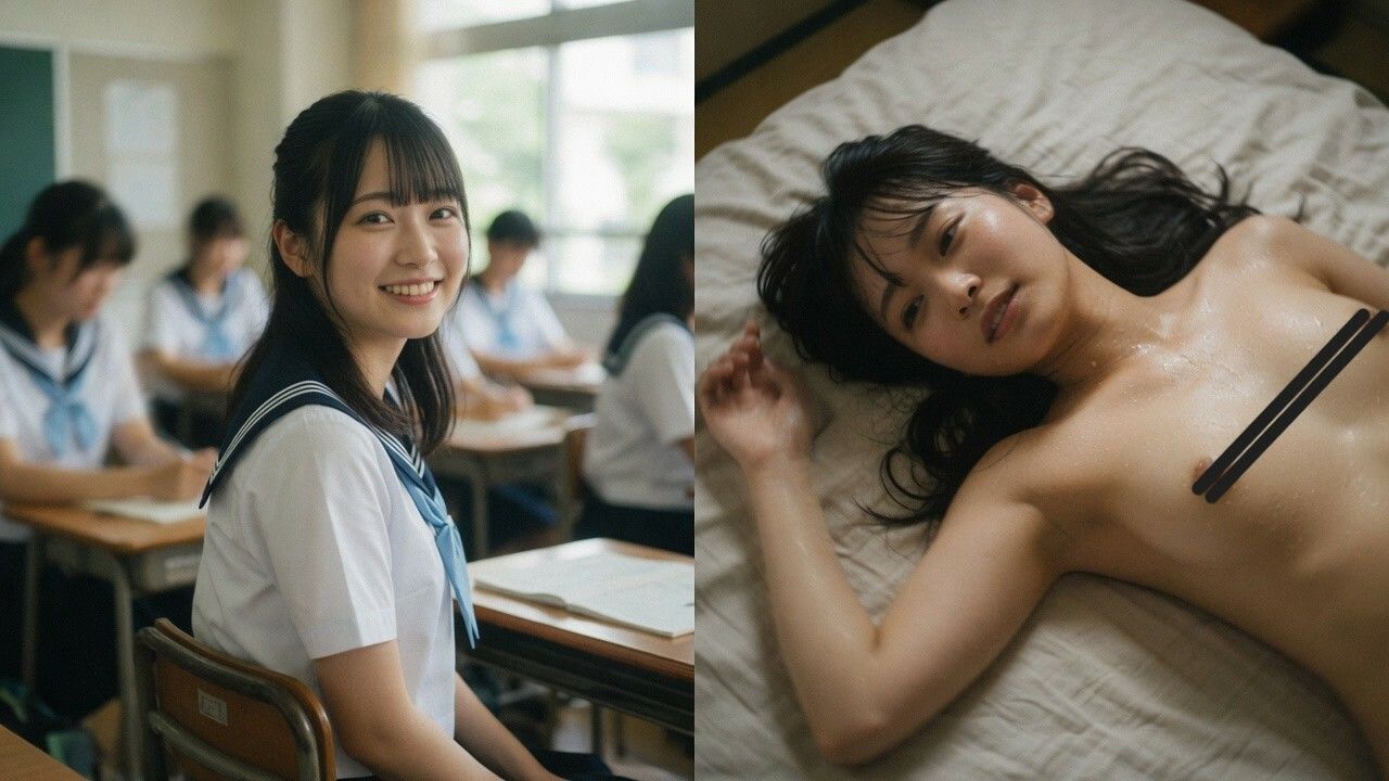 『JK分割日誌』 〜制服美少女の日常と、密室で見せる痴態〜 サンプル画像5
