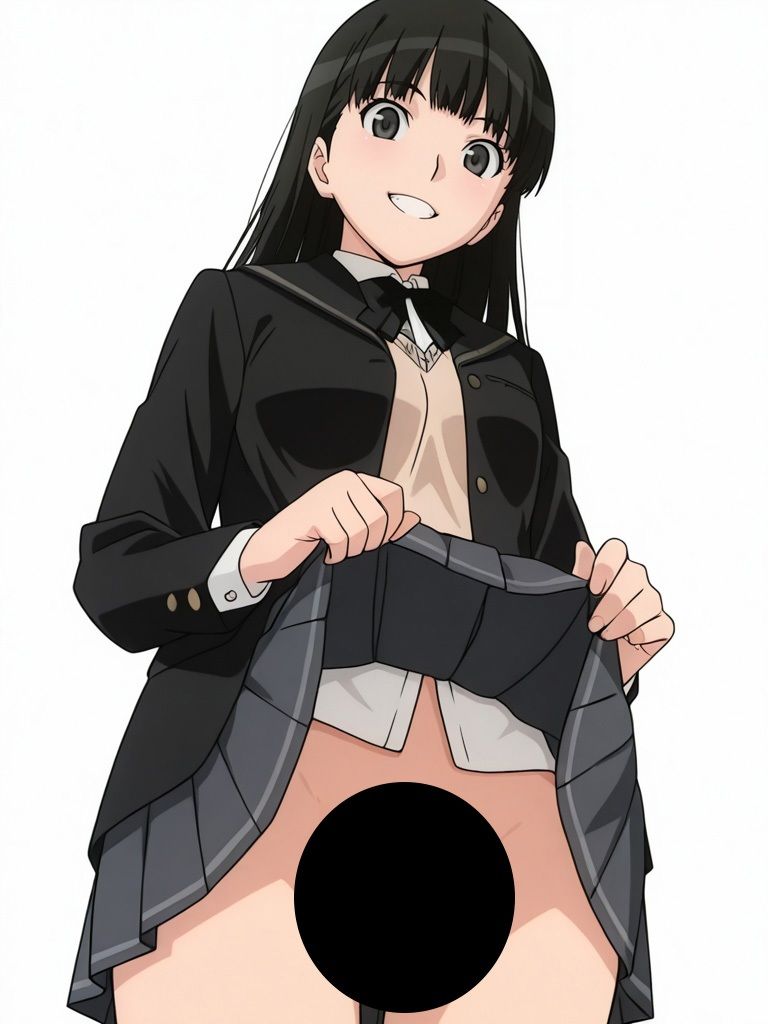 『ア●ガミSS』ヒロイン脱がしてみた ムキムキ色黒モブがヤリたい放題 スマホでも見やすい縦型 シチュエーション＆クオリティ厳選済み480枚！ サンプル画像2
