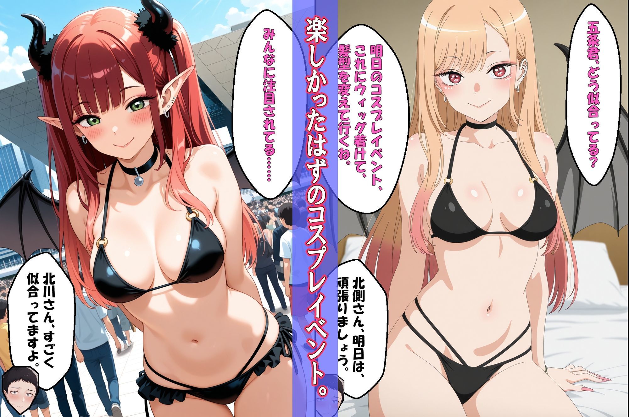 『コスプレイヤー監〇調教（喜〇川まりん）』＆『完全捕縛、魔防隊長（山〇恋 ）』2冊セット サンプル画像1