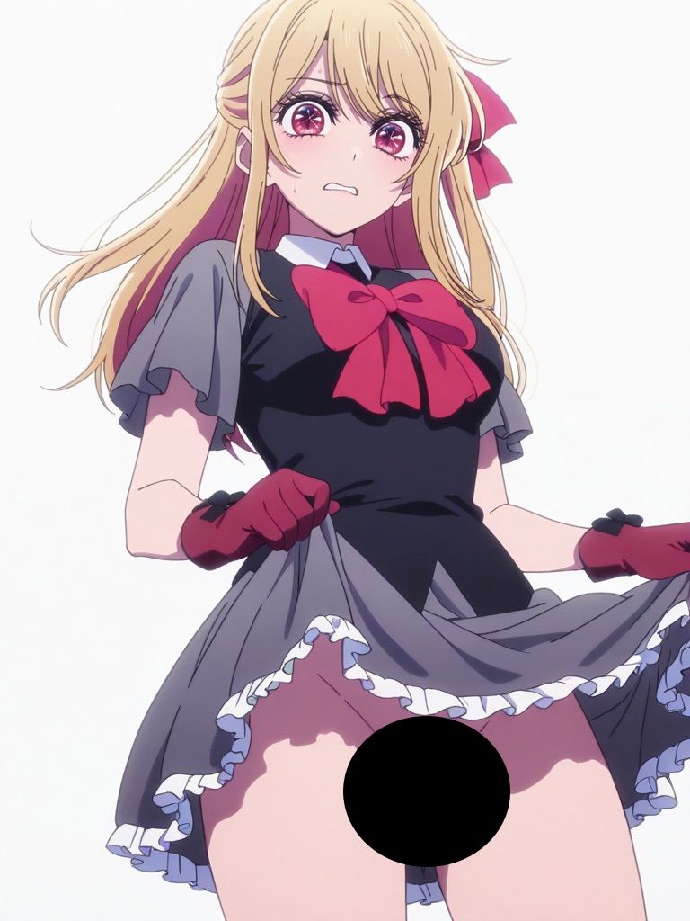 『推●の子』ヒロイン脱がしてみた スマホでも見やすい縦型 ムキムキ色黒モブがヤリたい放題  シチュエーション＆クオリティ厳選済み450枚！ サンプル画像2