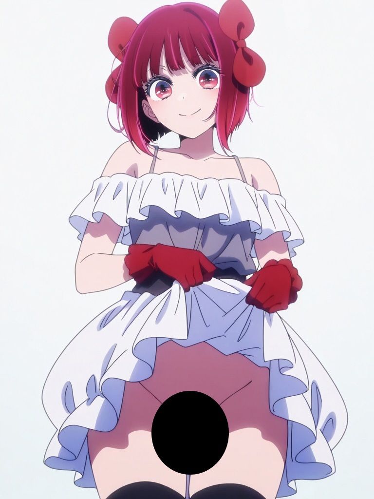 『推●の子』ヒロイン脱がしてみた スマホでも見やすい縦型 ムキムキ色黒モブがヤリたい放題  シチュエーション＆クオリティ厳選済み450枚！ サンプル画像3