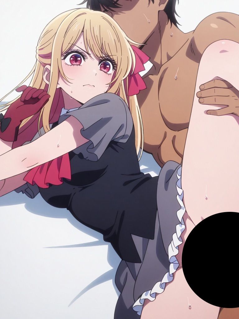 『推●の子』ヒロイン脱がしてみた スマホでも見やすい縦型 ムキムキ色黒モブがヤリたい放題  シチュエーション＆クオリティ厳選済み450枚！ サンプル画像5