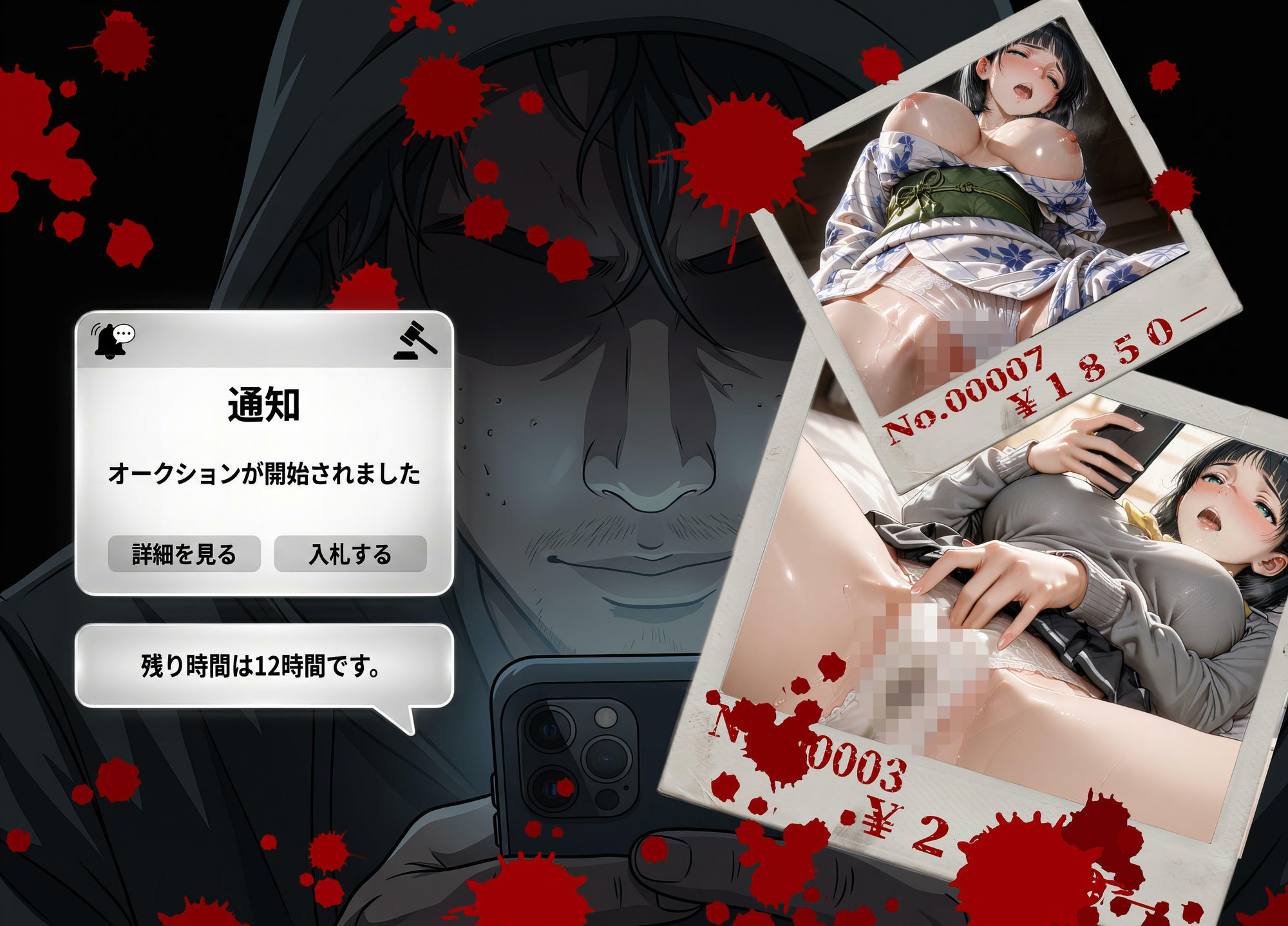 『裏垢オークション-裏コス5種販売中-』桐ケ谷〇葉Ver サンプル画像1