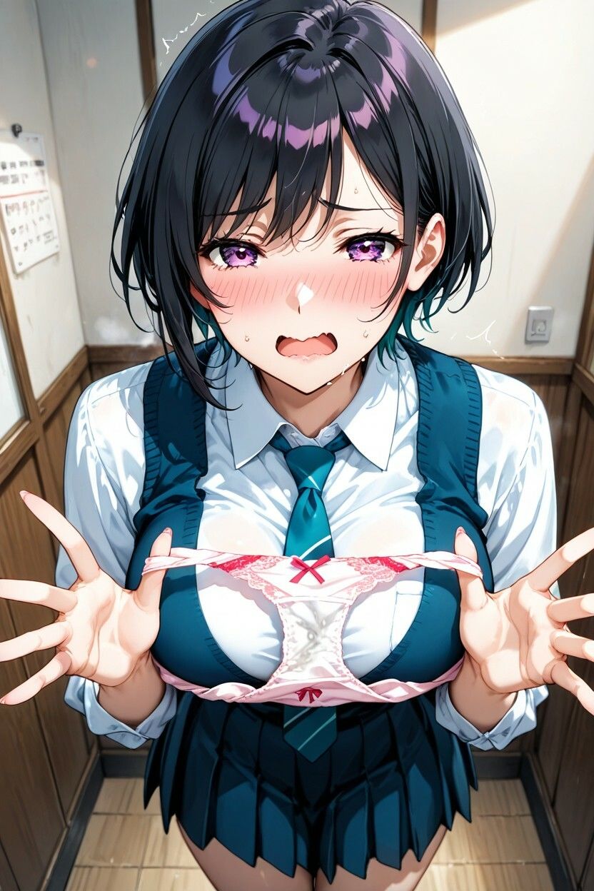 【100枚収録】清楚なアイツの秘め事  ── 真面目な委員長が自らスカートを捲る禁断の瞬間 ── サンプル画像3