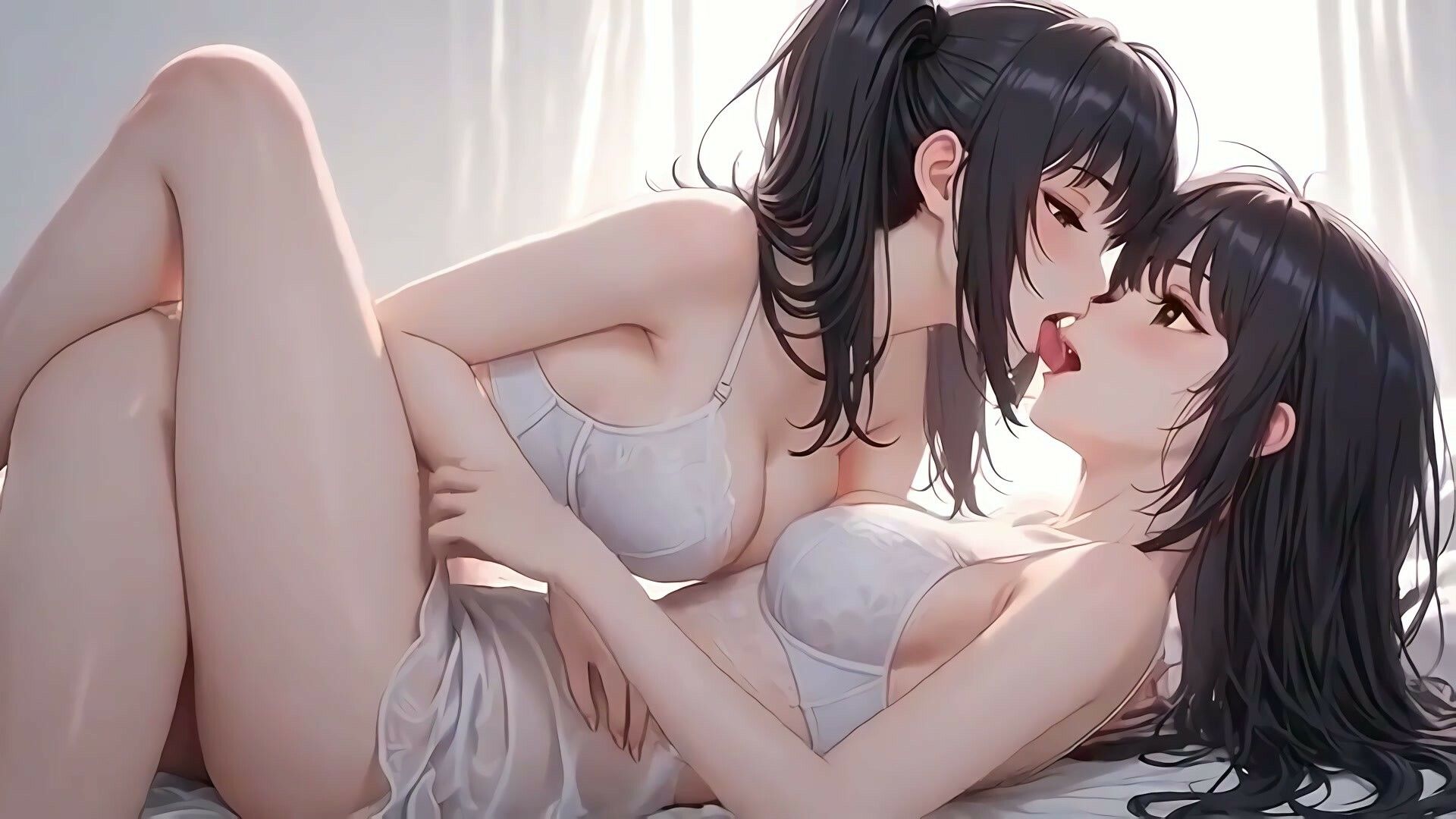【34分フルボイス】ぺろちゅぱ百合キス大全集〜美少女レズえっち74連発〜【フルモーション】 サンプル画像2