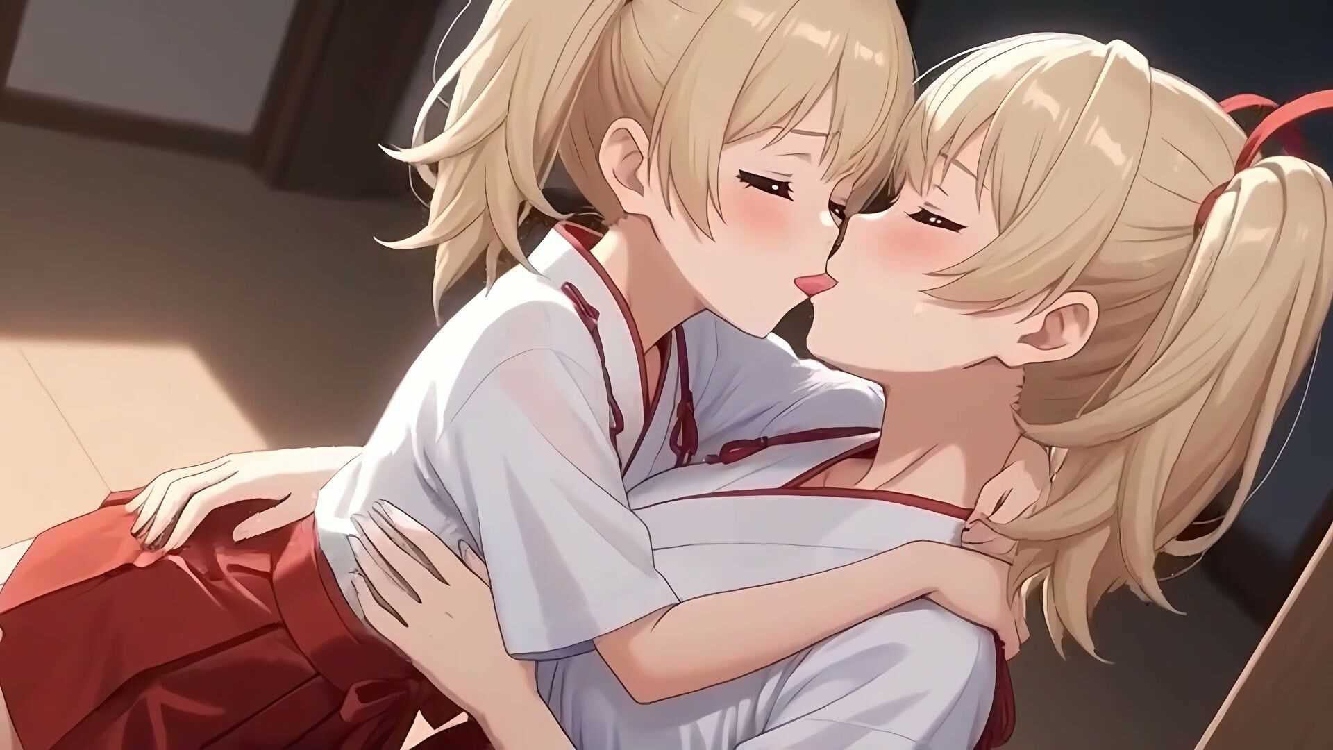 【34分フルボイス】ぺろちゅぱ百合キス大全集〜美少女レズえっち74連発〜【フルモーション】 サンプル画像5