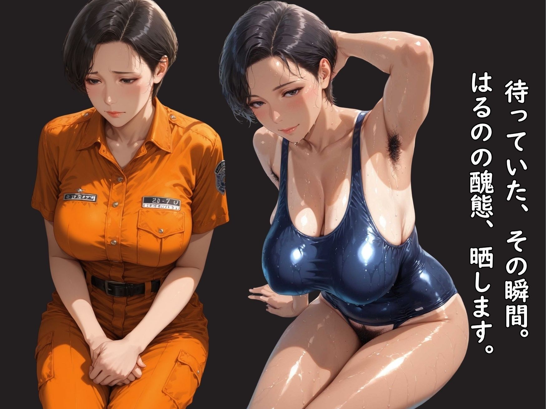 【3部作】サレ妻熟女はるの｜スカトロ編II サンプル画像1