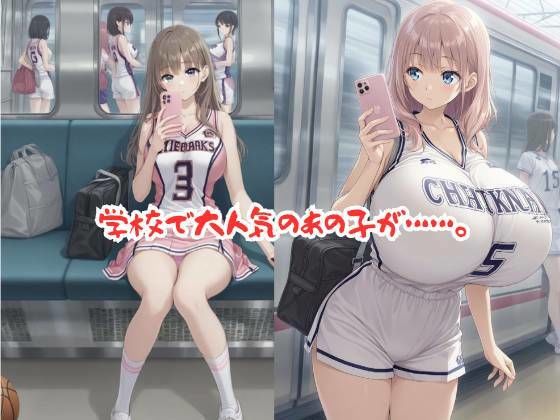 【465P】学校で大人気のバスケ部がキモイおじさん達の標的に…痴○電車編 サンプル画像1