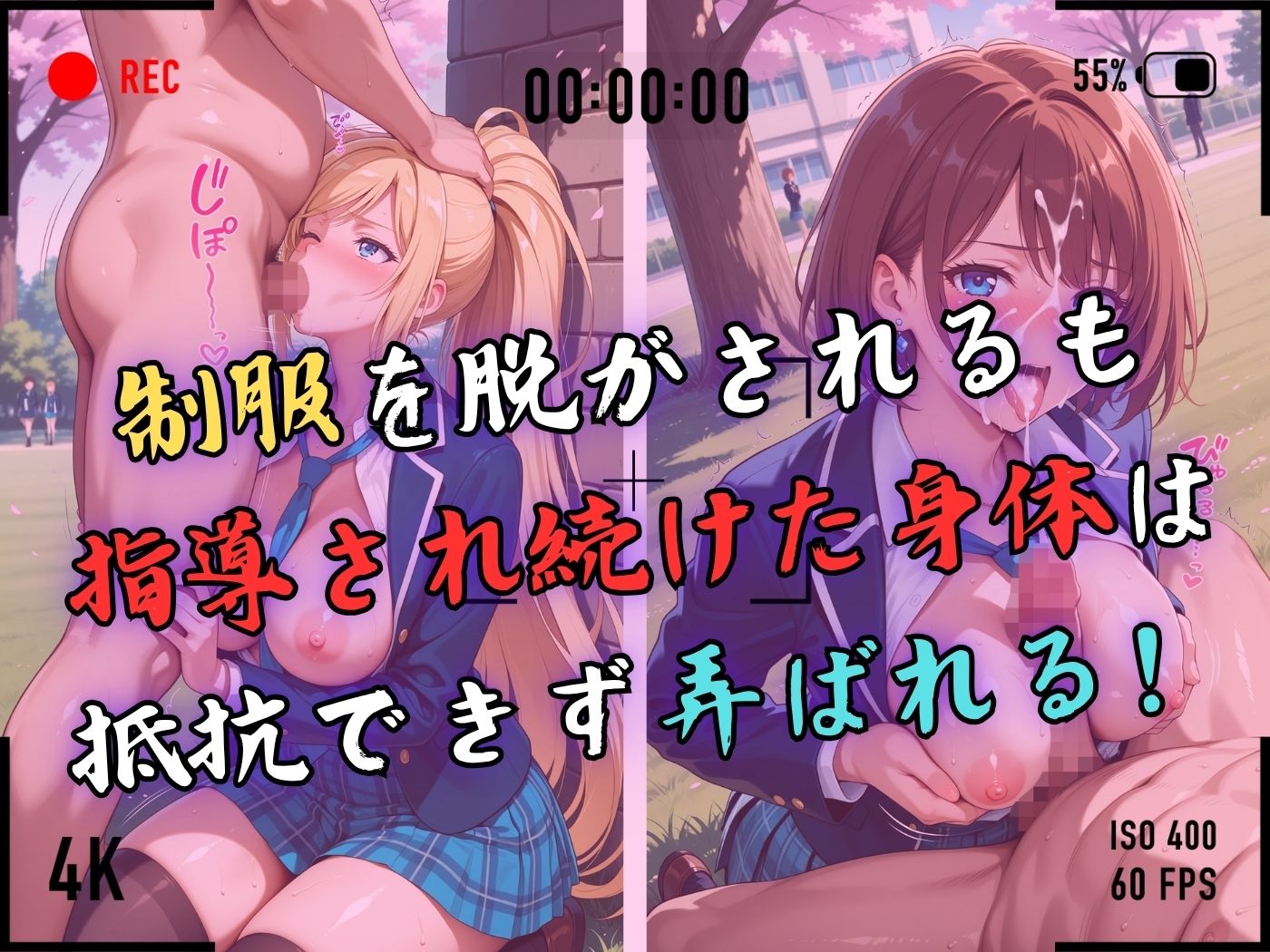 【4Kイラスト】1万3000人の生徒を抱いた校長による女子生徒への性指導（入学式編） サンプル画像5