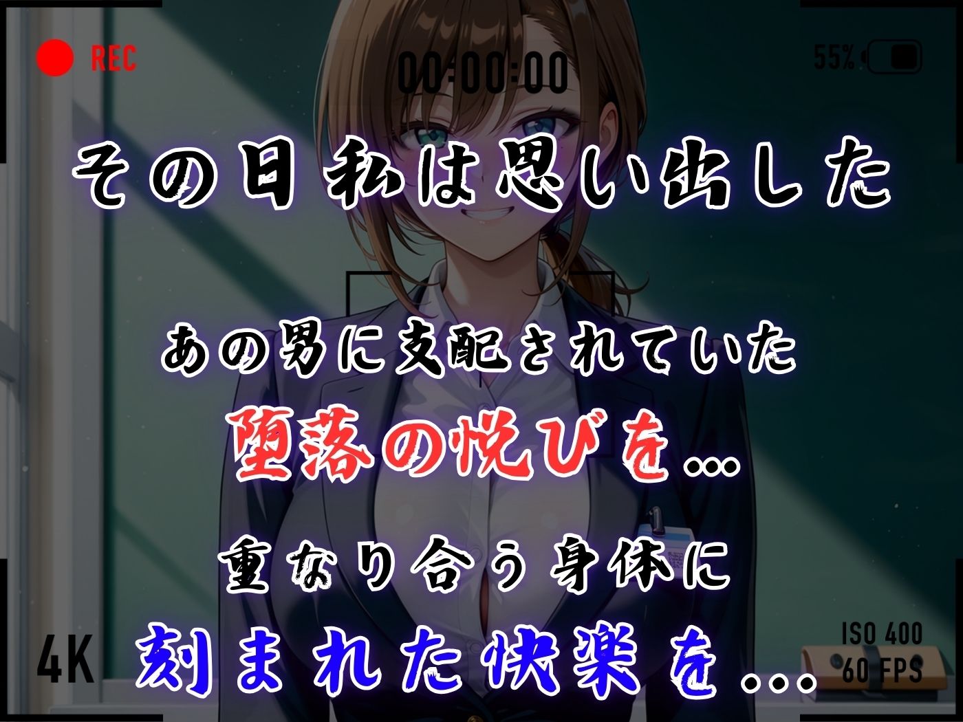 【4Kイラスト】1万3000人の生徒を抱いた校長による篠原結衣への性指導（バレンタイン編） サンプル画像3