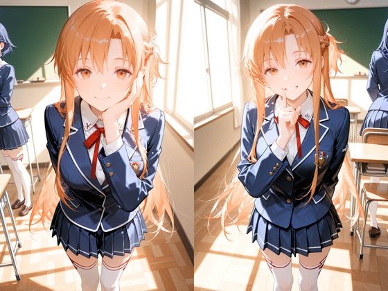【4K動画11本！！】美少女の淫らな秘密:ア〇ナ編 ソードアートオ〇ライン SAO サンプル画像1