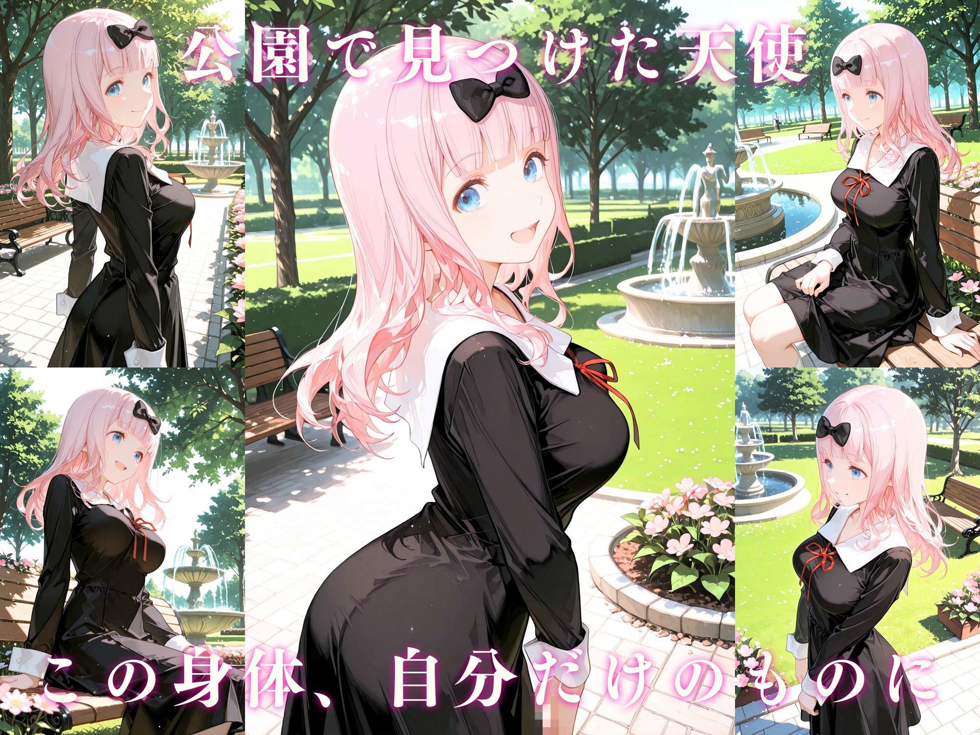 【4K動画・大増量！！】藤原○花 催●支配公園で見かけたカワイイあの子を犯したいー 4K高画質 かぐや様は〇らせたい サンプル画像1