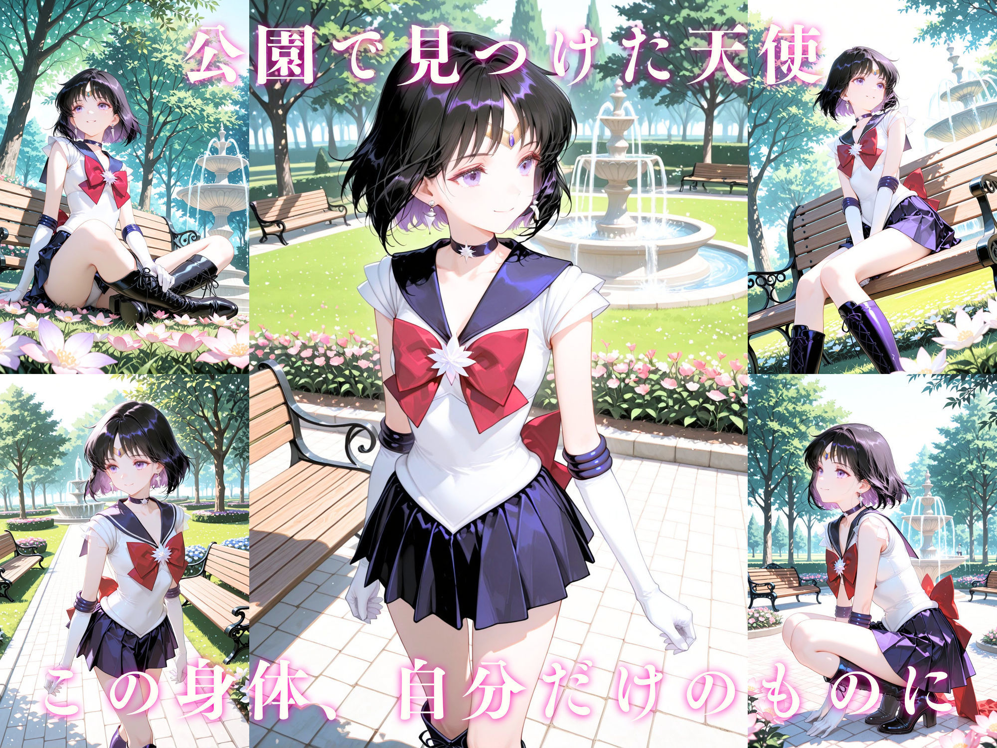 【4K動画付き 9本】セーラ〇サターン 催●支配:公園で見かけたカワイイあの子を犯したいー 4K高画質 美少女戦士セーラ〇ムーン 土〇ほたる サンプル画像1