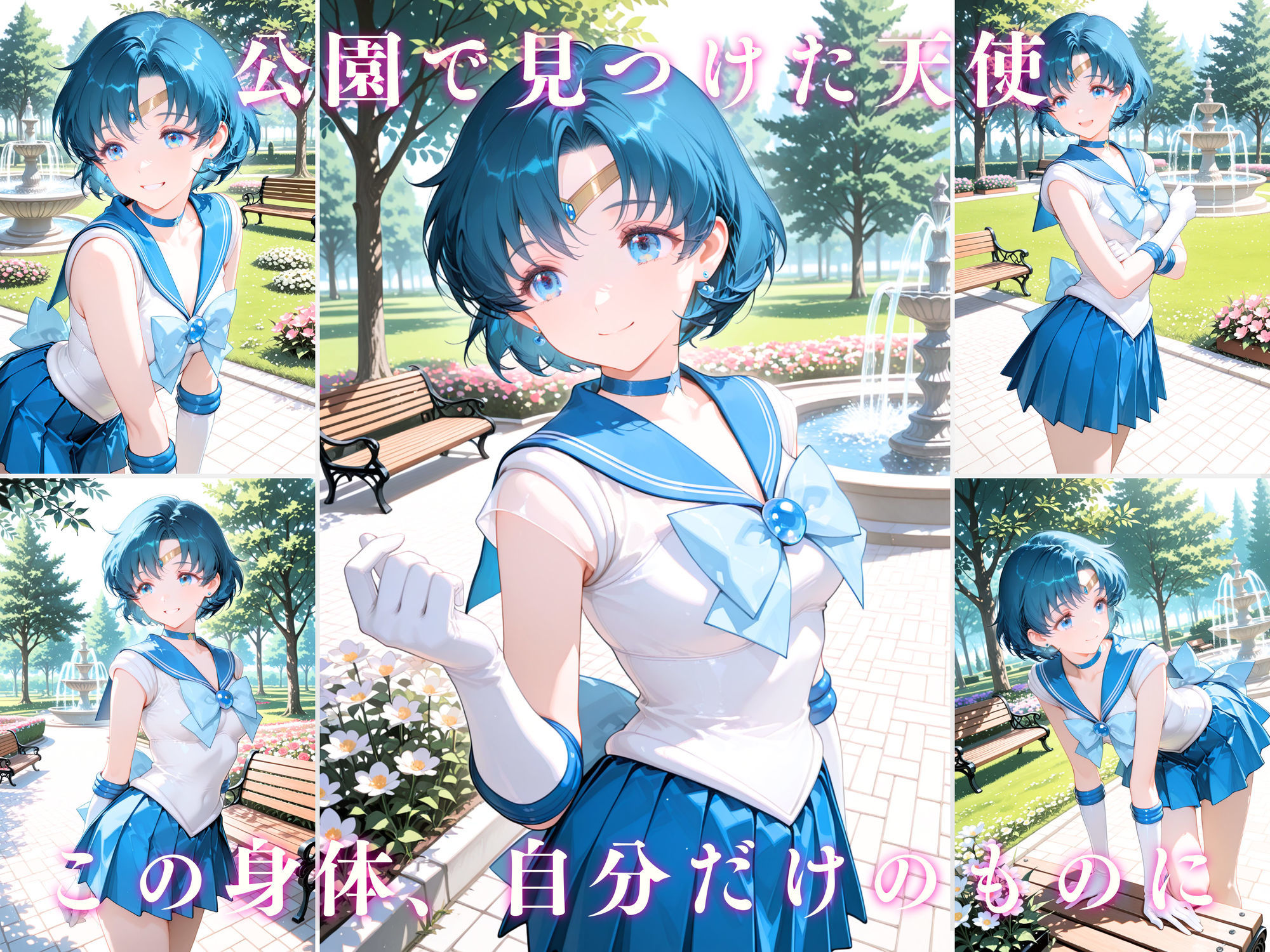 【4K動画付き】セーラーマ〇キュリー 催●支配:公園で見かけたカワイイあの子を犯したいー 4K高画質 美少女戦士セーラ〇ムーン 水野亜〇 サンプル画像1