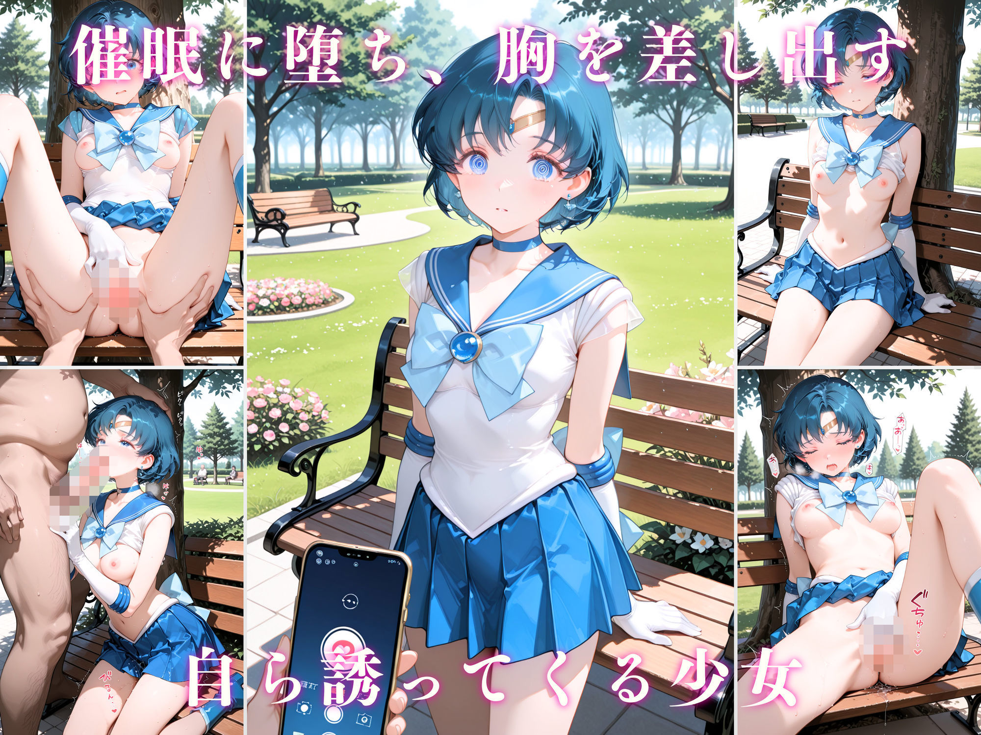 【4K動画付き】セーラーマ〇キュリー 催●支配:公園で見かけたカワイイあの子を犯したいー 4K高画質 美少女戦士セーラ〇ムーン 水野亜〇 サンプル画像2