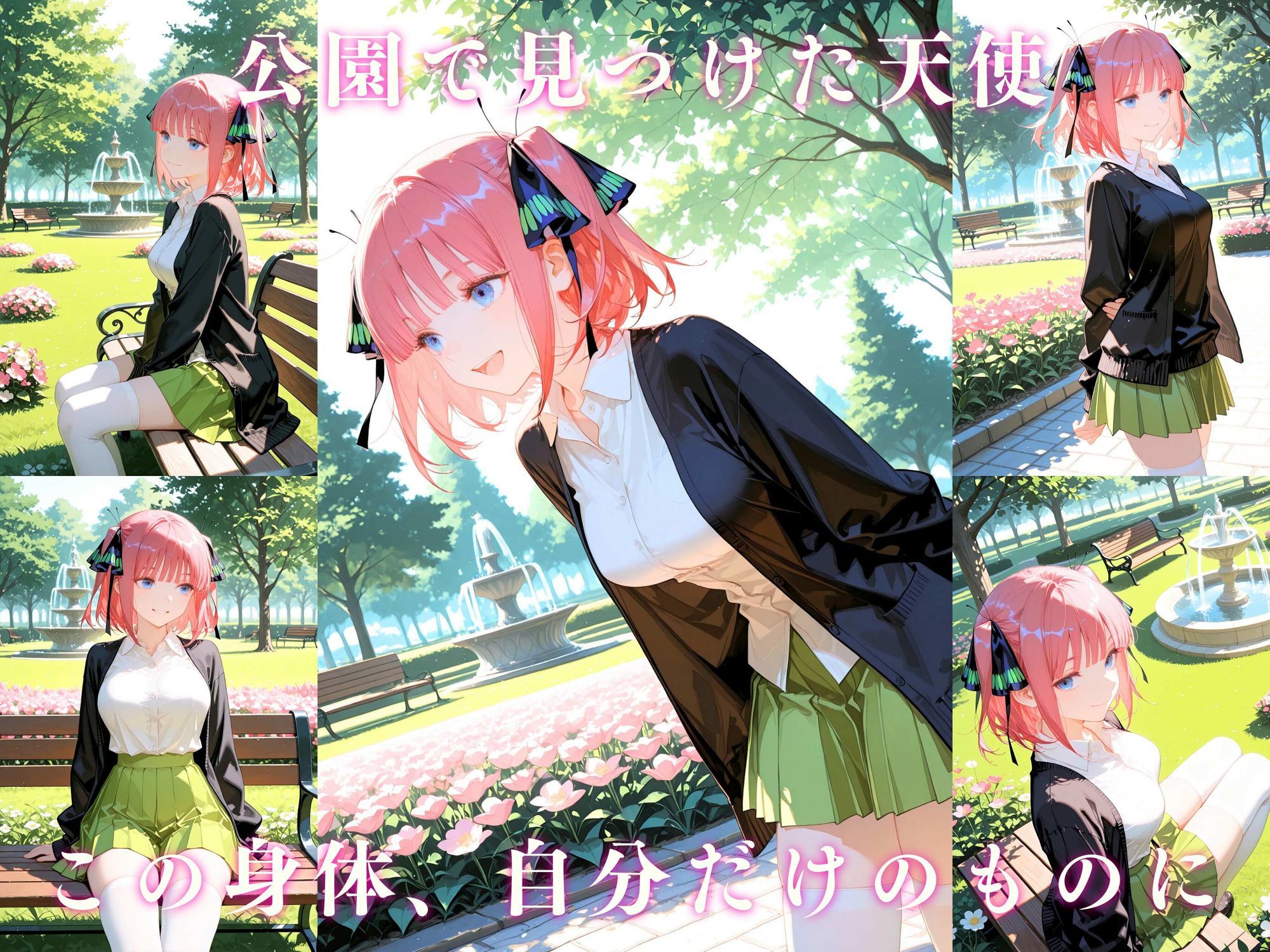 【4K動画付き】中〇二乃 催●支配:公園で見かけたカワイイあの子を犯したいー 4K高画質 五等分の〇嫁 サンプル画像1