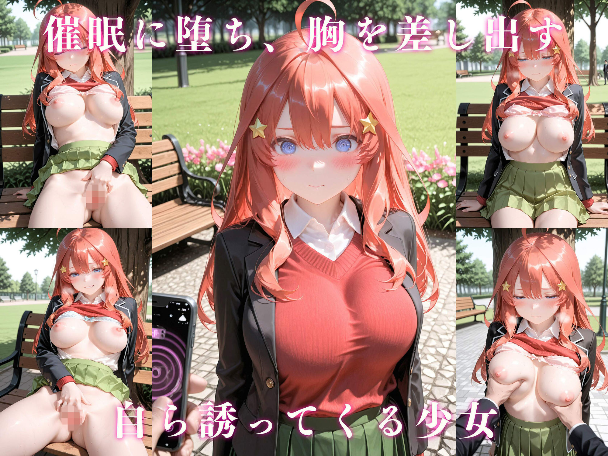 【4K動画付き】中〇五月 催●支配:公園で見かけたカワイイあの子を犯したいー 4K高画質 五等分の〇嫁 サンプル画像2