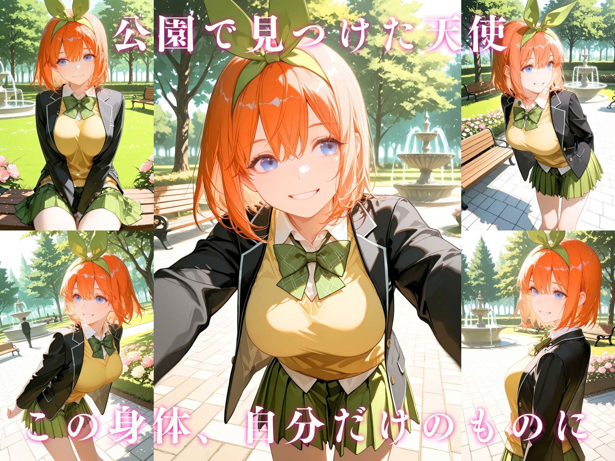 【4K動画付き】中〇四葉 催●支配:公園で見かけたカワイイあの子を犯したいー 4K高画質 五等分の〇嫁 サンプル画像1