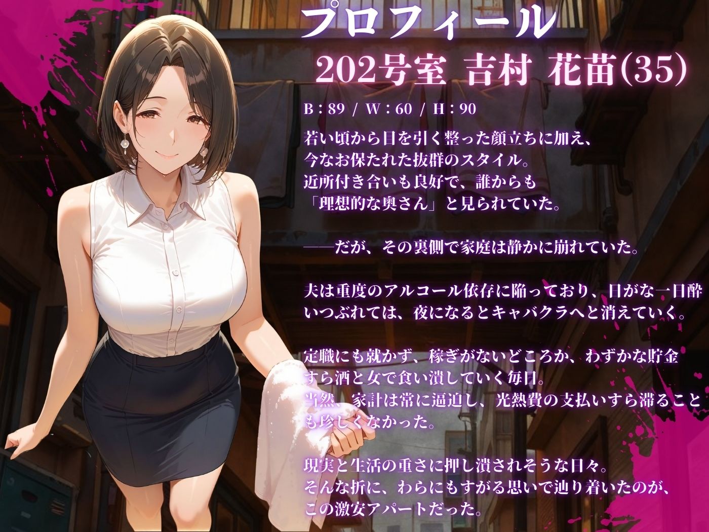 【4K高画質】人妻限定アパート〜大家のペットになった日編〜_総集編 1 サンプル画像7