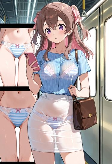【500枚】今日のパンティーチェック！SP11（粘着盗撮編） サンプル画像10