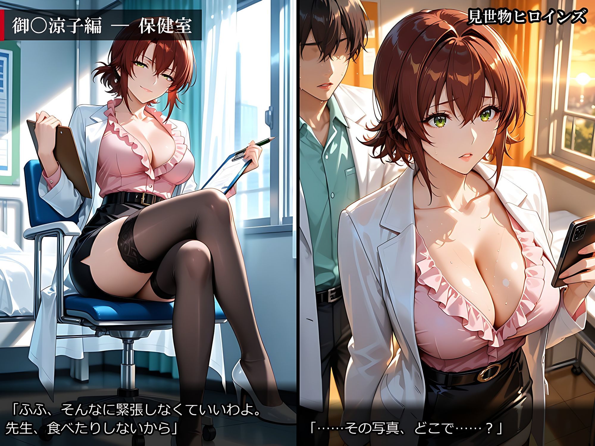 【500枚】見世物ヒロインズ 〜強い女ほど、よく堕ちる〜 ToL〇VEる編 古〇川唯＆金〇の闇＆御〇涼子 サンプル画像6