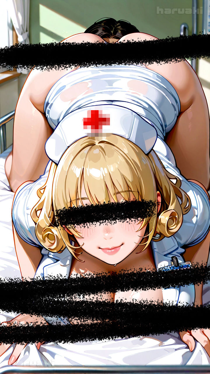 【AIアニメ巨乳美女写真集】Vol.14サキュバス系看護婦中島さんの搾精勤務しこしこ サンプル画像3