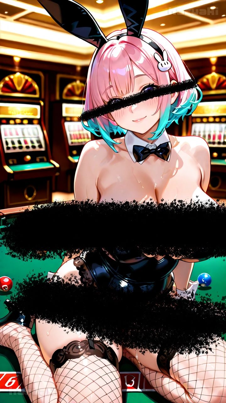 【AIアニメ巨乳美女写真集】Vol.5おっぱいサービスが充実しているバニーガール_再掲 サンプル画像2