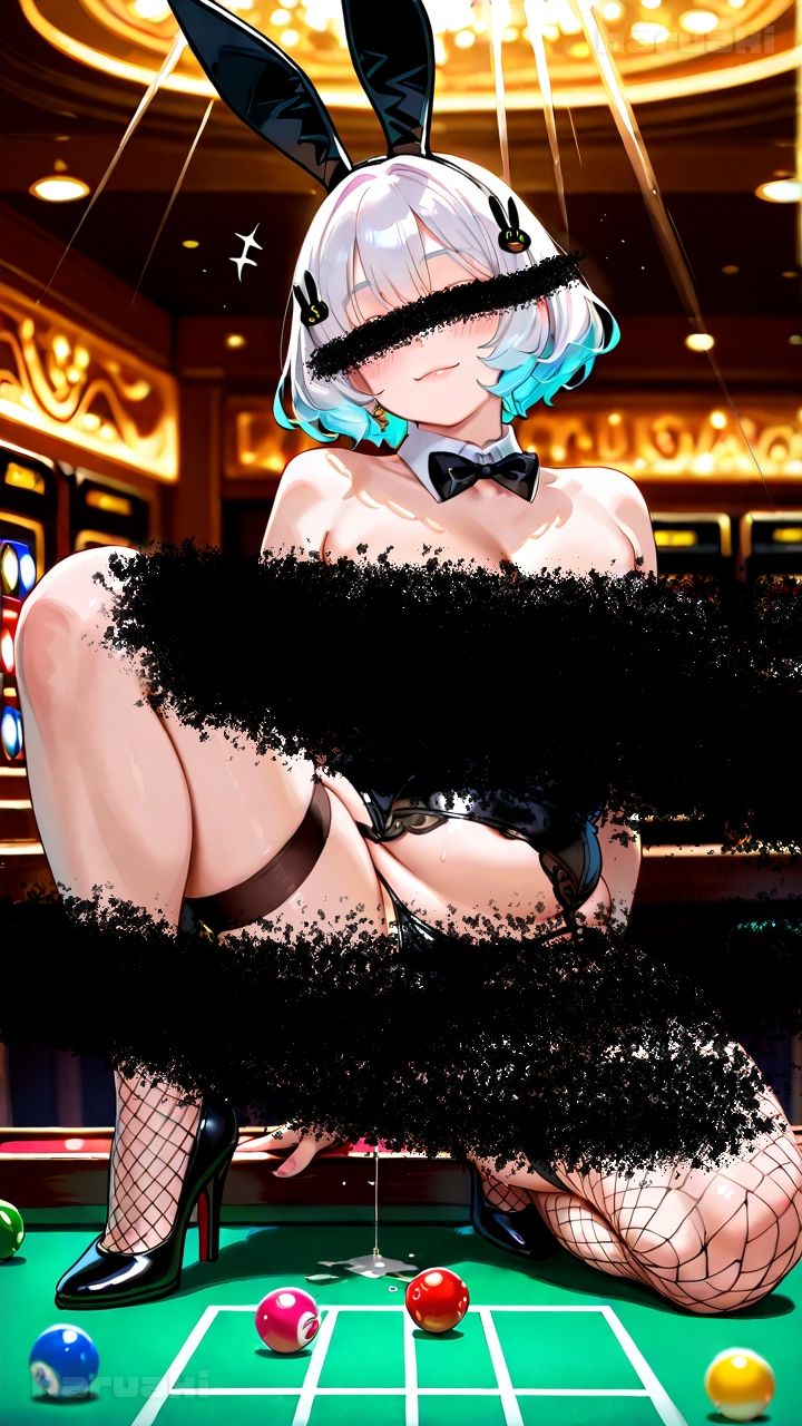 【AIアニメ巨乳美女写真集】Vol.5おっぱいサービスが充実しているバニーガール_再掲 サンプル画像3