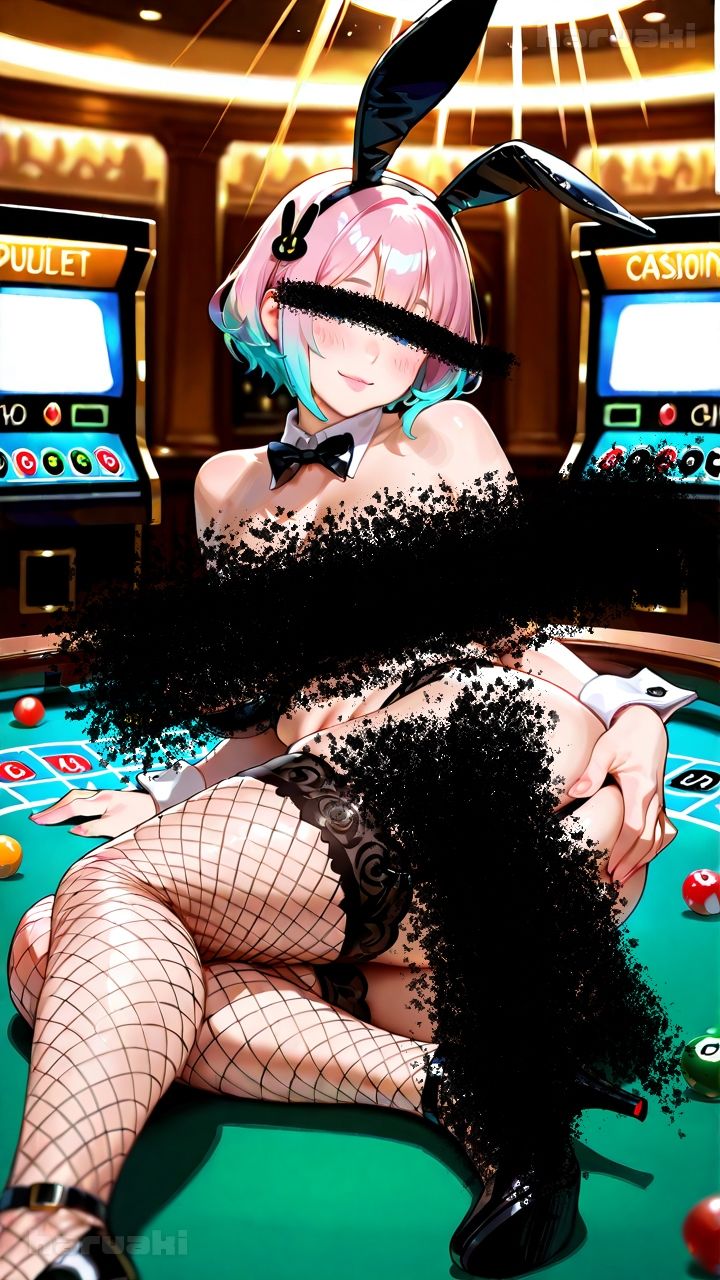 【AIアニメ巨乳美女写真集】Vol.5おっぱいサービスが充実しているバニーガール_再掲 サンプル画像4