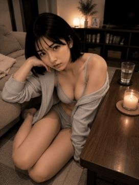 【AIグラビア】「ダメだよ？」と言いながら視線で誘う…ベッドの上の無防備なひなちゃん 60P サンプル画像6