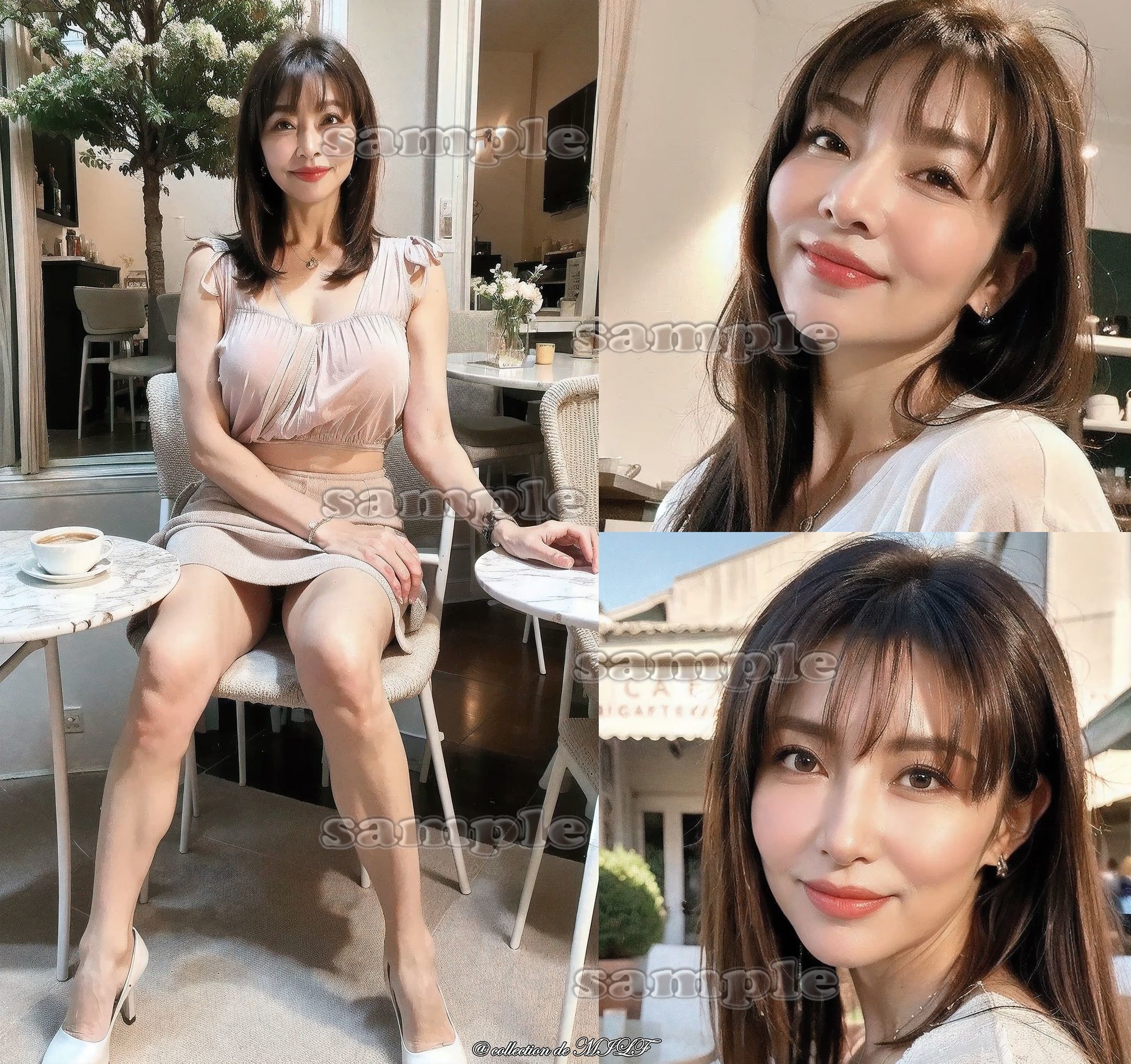 【AIグラビア】熟女の顔 サンプル画像10