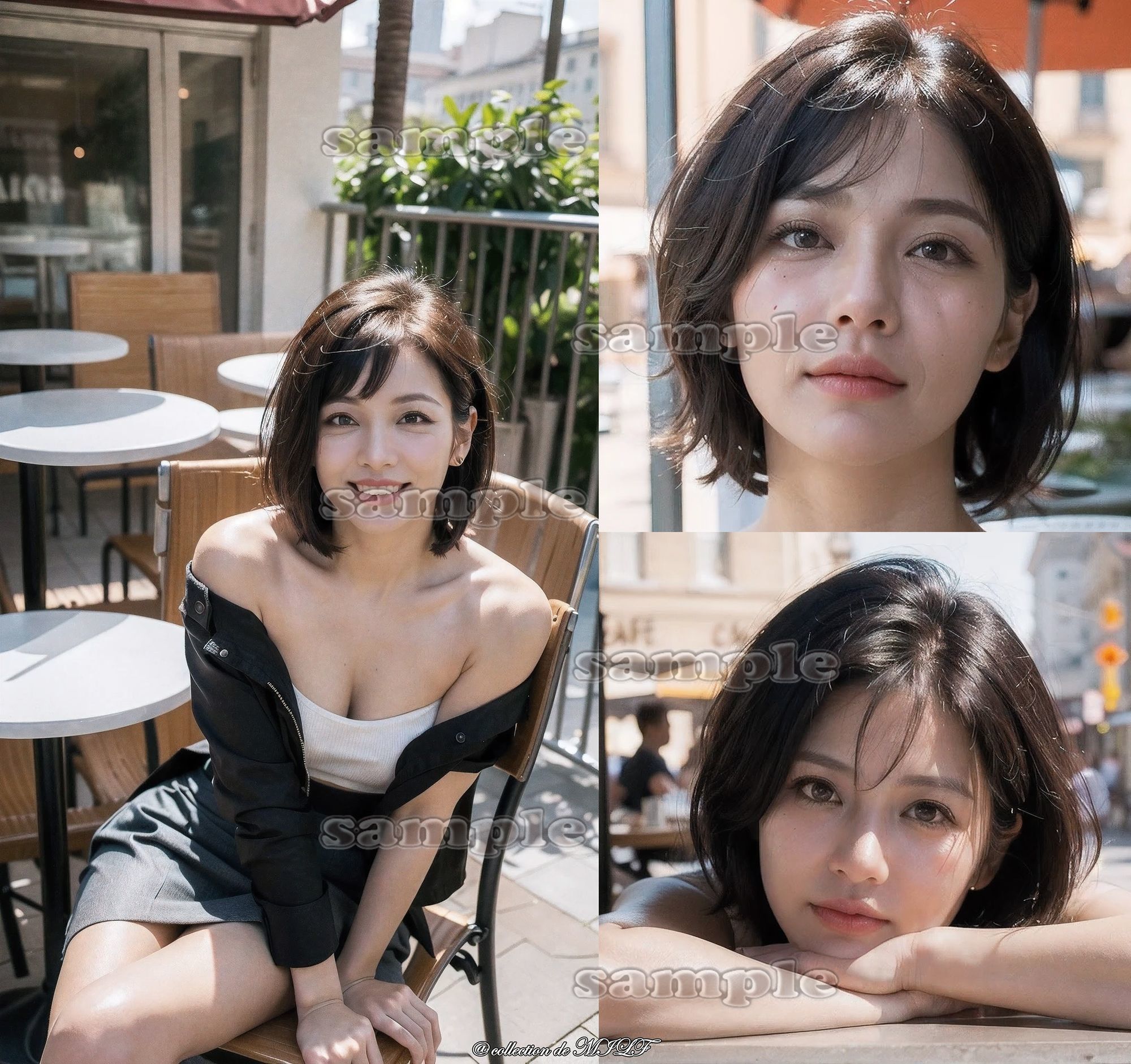 【AIグラビア】熟女の顔 サンプル画像6