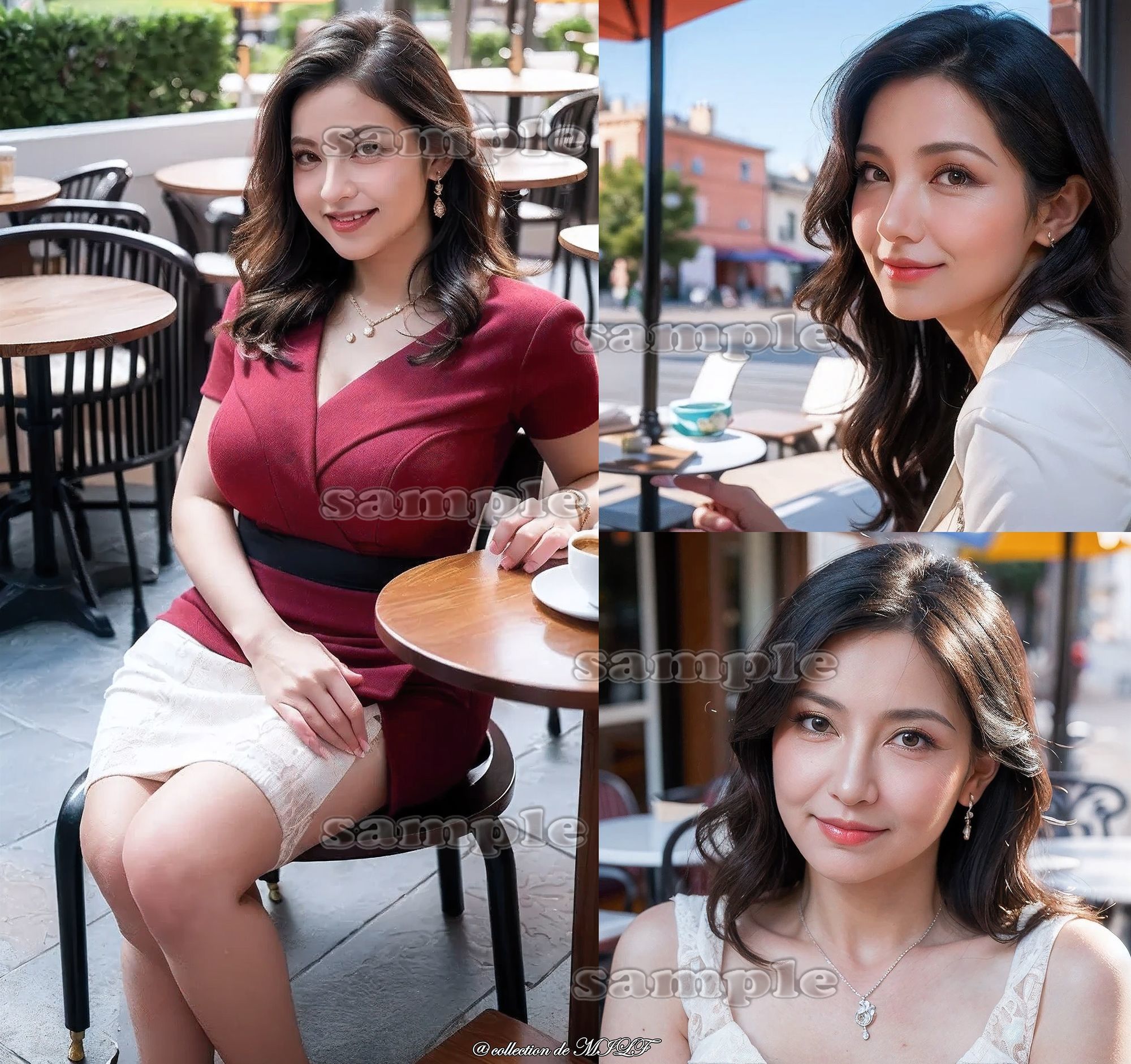 【AIグラビア】熟女の顔 サンプル画像7